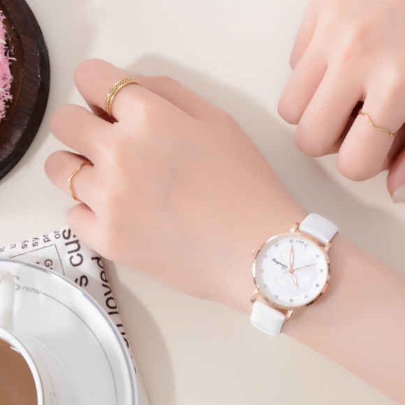 ⌚️NEW⌚️Luxury Auger Leather Strap Quartz Watch - Picture 3 of 4